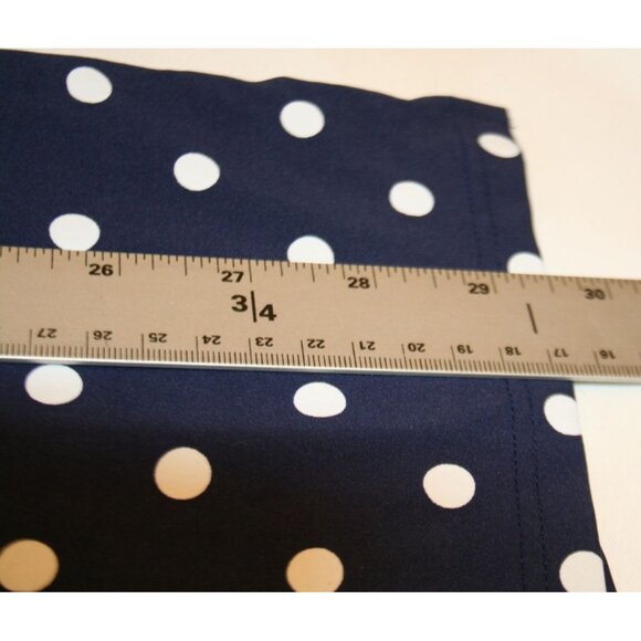 Lands' End Navy Polka Dot Long Sleeve Swim Dress Cover-Up Medium Modest Swimwear - Picture 9 of 9